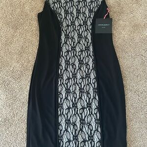 Cynthia Rowley dress Women's Dress Size 4 Black & Silver Color sleeveless